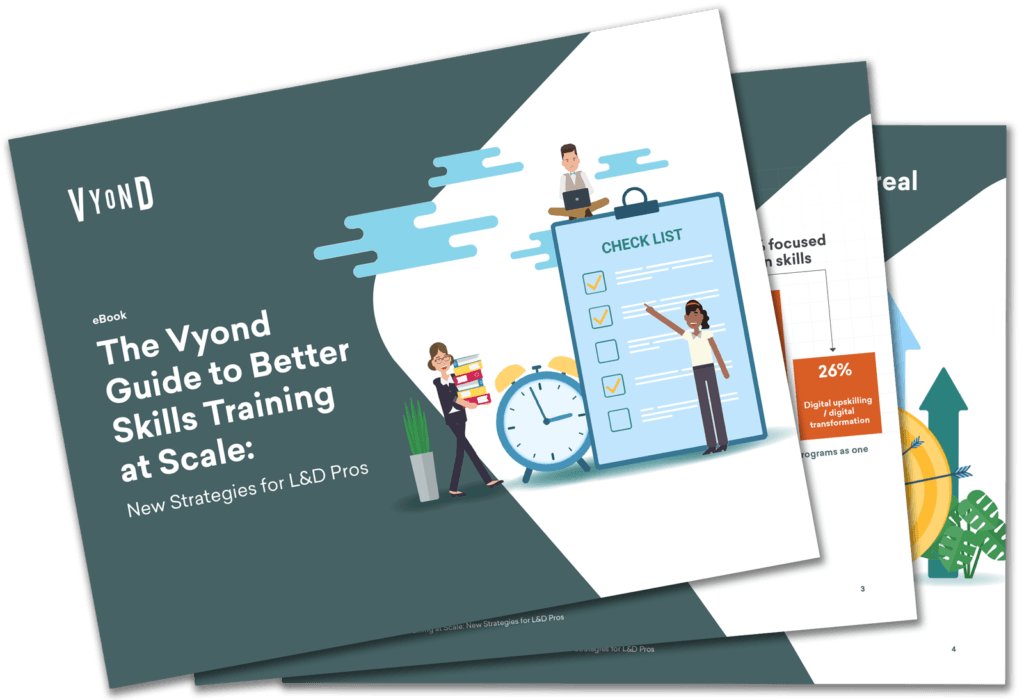 Image for eBook: The Vyond Guide to Better Skills Training at Scale