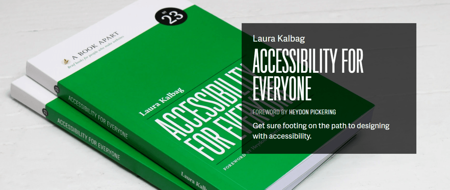 Image of Laura Kalbag's book: Accessibility for Everyone